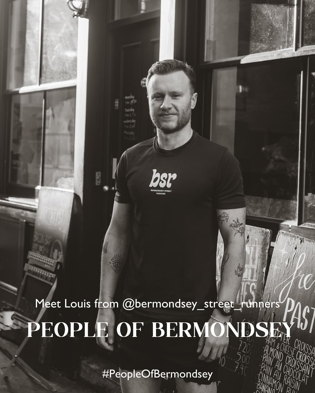 Louis of Bermondsey Street Runners, on Bermondsey Street.